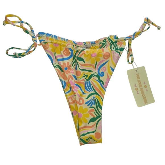 Aurelle NWT! MARSEILLE Tie Bikini Top And Bottom Set - Picture 3 of 11